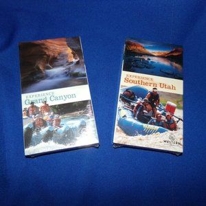 Set of 2 Grand Canyon & Southern Utah VHS Tour Video Tapes - Sealed & Unwatched